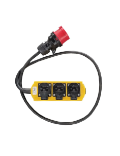 LISTWA ADAPTER Z SIŁY 400V NA 3x 230V 16A IP44 1M 2