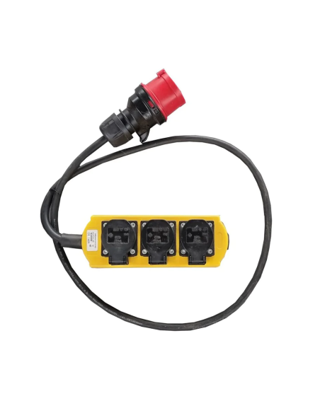 LISTWA ADAPTER Z SIŁY 400V NA 3x 230V 16A IP44 1M