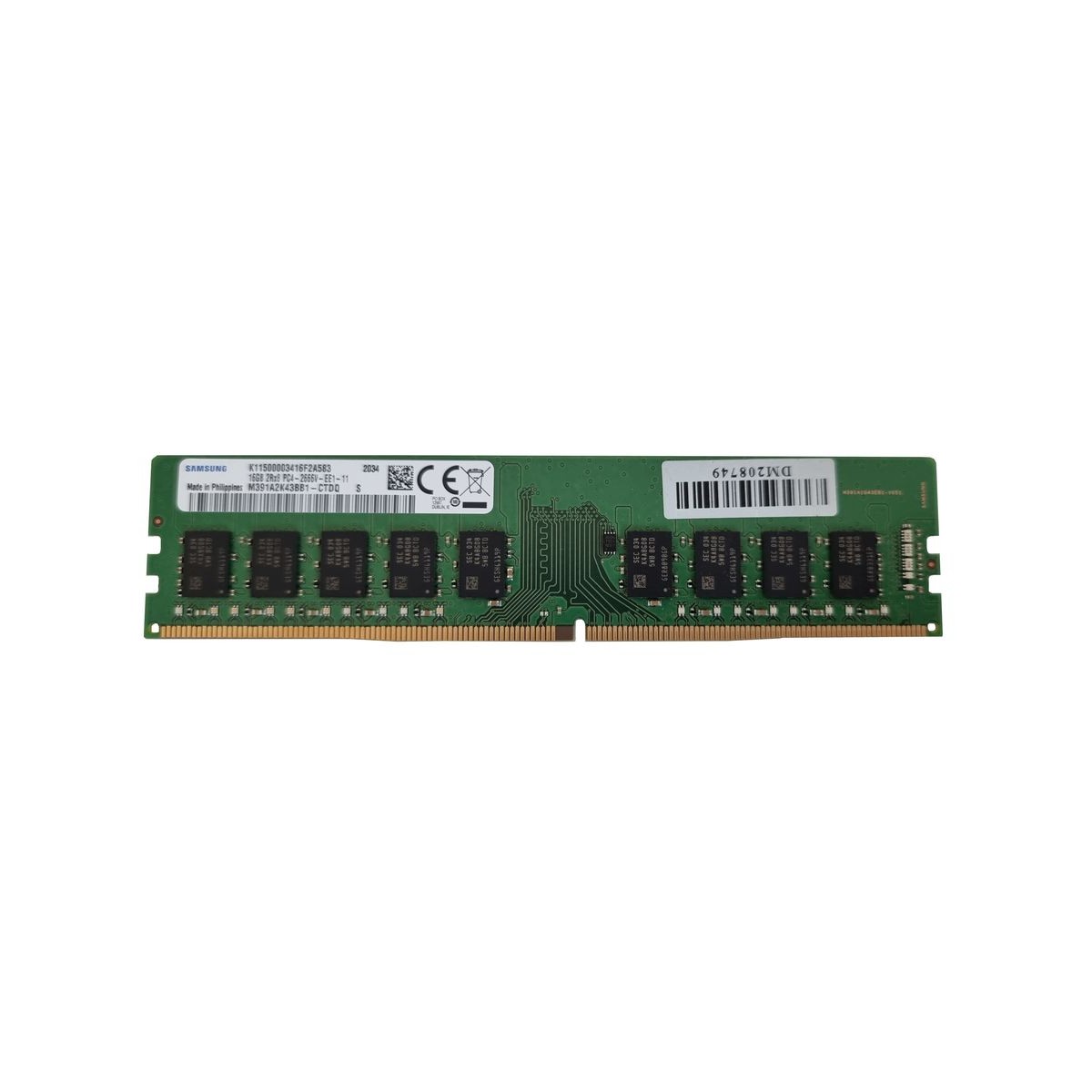 SAMSUNG 16GB PC4-2666V ECC UDIMM M391A2K43BB1-CTDQ