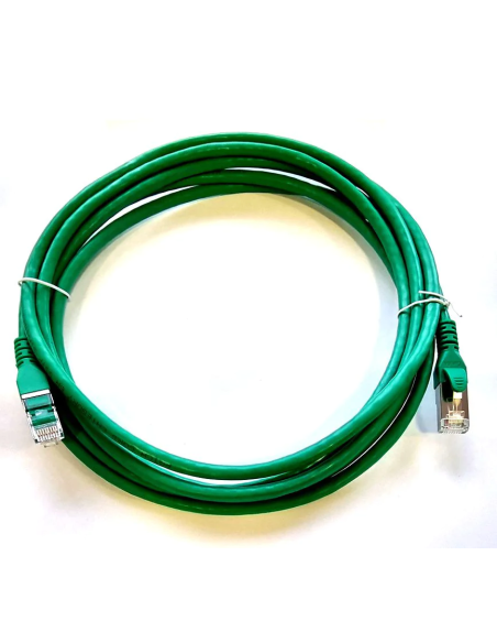 PATCHCORD SSTP CAT6A RJ45 ZIELONY 3,2 M
