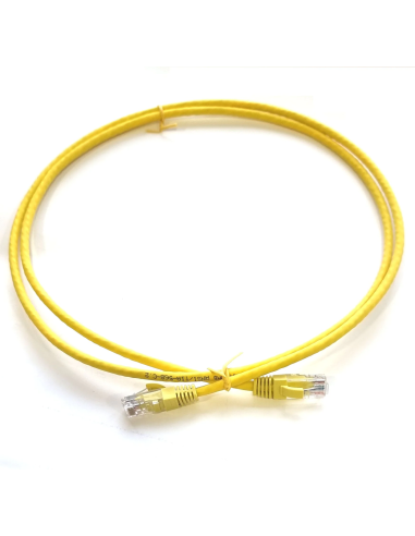 PATCHKABEL U/UTP -LSCH CAT6 24AWG 4P 1,5M ZÓŁTY