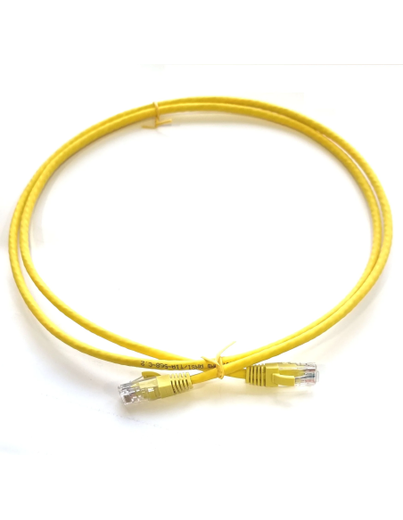 PATCHKABEL U/UTP -LSCH CAT6 24AWG 4P 1,5M ZÓŁTY