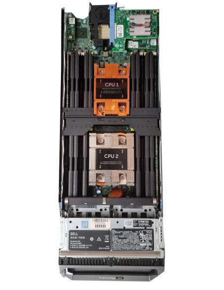 DELL M630 BLADE 2x14-CORE 64GB H730 10GB LAN x520