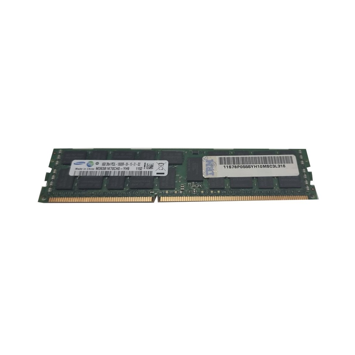 SAMSUNG 8GB PC3L-10600R ECC REG M393B1K70CH0