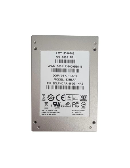 DYSK SSD SANDISK 960GB SATA 2,5 MLC SDLFNCAR-960G
