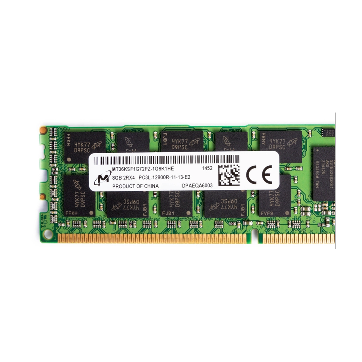 MICRON 8GB PC3L-12800R ECC REG MT36KSF1G72PZ