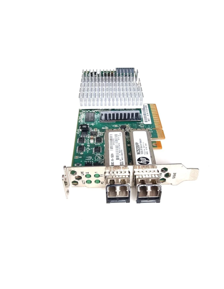 HP NC523SFP QLE3242 2x10GB 2xGBIC LOW 593742-001