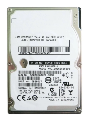 DYSK HGST IBM 600GB SAS 10K 6G 2,5 HUC109060CSS600