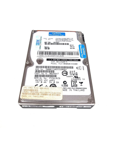 IBM 600GB SAS HUC106060CSS600 10K 6G 2,5 00L4521