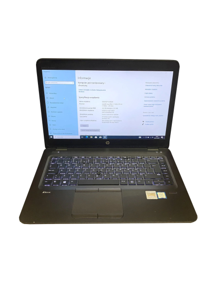 HP ZBOOK 14U G4 i7 16GB 512GB NVMe AMD W4190M W10