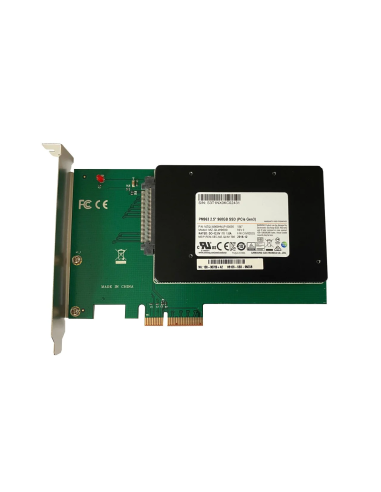 DYSK SAMSUNG 960GB SSD NVMe U.2 PCIe 2,5" MZ-QLW9600 ADAPTER