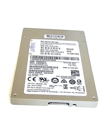IBM SEAGATE 800GB SSD SAS 12G 2,5 01EJ591 01EJ870
