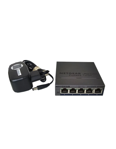 BIURKOWY SWITCH NETGEAR GS105E 5x1GB ZASILACZ