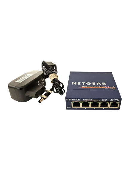BIURKOWY SWITCH NETGEAR GS105 v4 5x1GB ZASILACZ