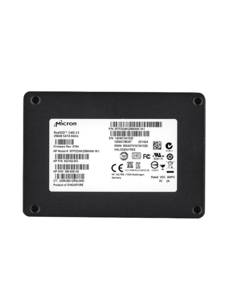 DYSK HP MICRON REALSSD C400 256GB SSD SATA III 6GB 2,5 MLC 652182-002