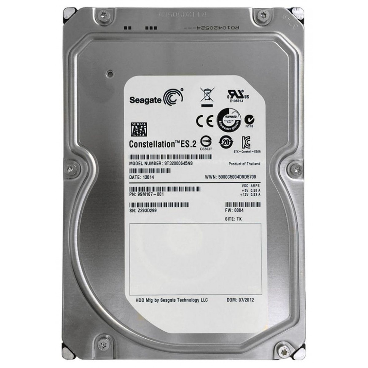 SEAGATE 2TB SATA ST32000645NS 7.2K 6G 3,5 SEAGATE 2TB SATA ST32000645NS 7.2K 6G 3,5