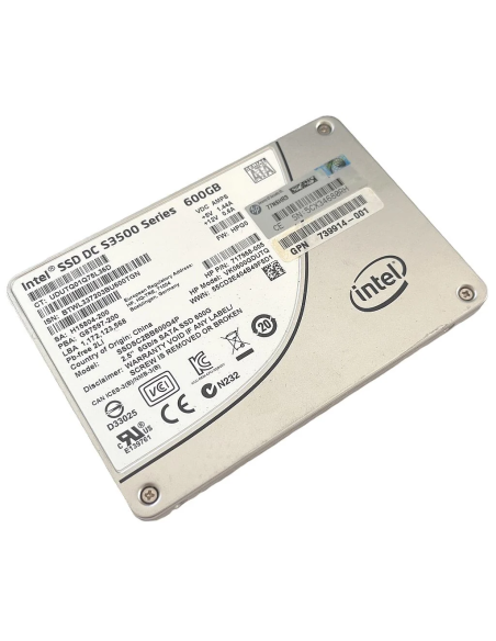 DYSK HP INTEL 600GB SSD SATA 6G 2,5 SSDSC2BB600G4P VK0600GDUTQ 717968-005