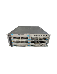 HP 5406zl 4xJ8702A 96x1GB PoE+ 8x10GB X2 2xPSU 2