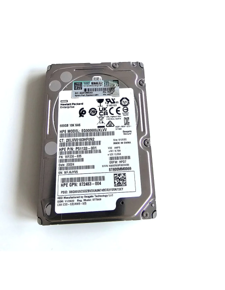 DYSK HPE SEAGATE 600GB SAS 12G 10K 2,5 EG000600JXLVV ST600MM0069 P51133-001