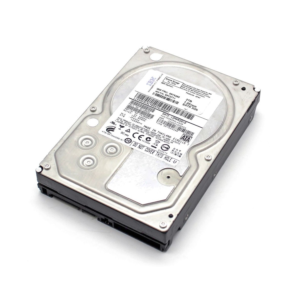 DYSK IBM HITACHI 2TB SATA 3G 7.2K 3,5 HUA722020ALA330 69Y2711 0F10632