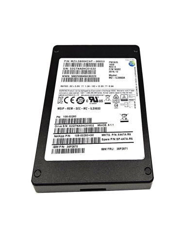 IBM 800GB SSD SAS MZ-ILS800A PM1635 12G 35P2871