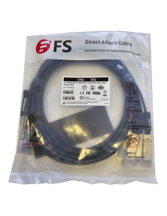 NOWY KABEL FS DAC 100G QSFP28 NA 4X25G SFP28 3M