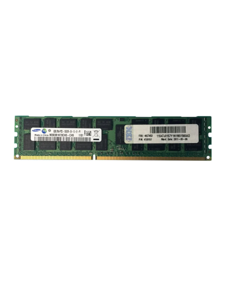 IBM SAMSUNG 8GB 2Rx4 PC3-10600R ECC REG 43X5056