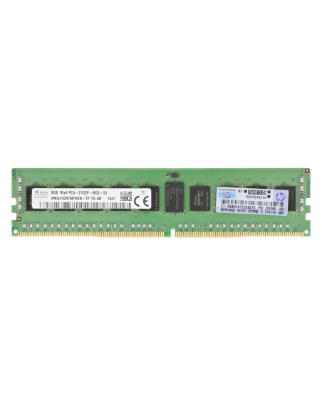 HP HYNIX 8GB 1Rx4 PC4-2133P ECC REG HMA41GR7MFR4N-TF 752368-081