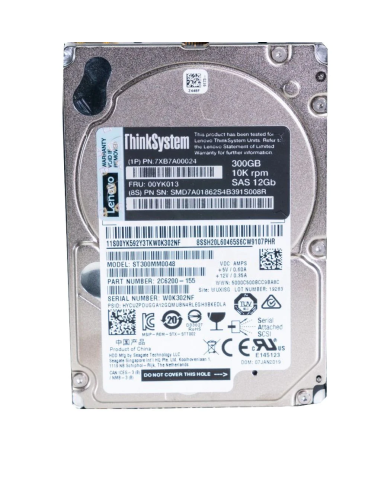 LENOVO 300GB SAS ST300MM0048 12G 10K 2,5 00YK013