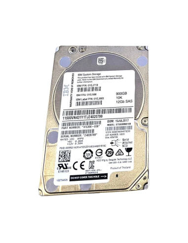 IBM 900GB SAS ST900MM0168 10K 12G 2,5 01EJ719