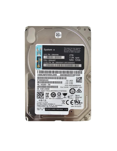 DYSK LENOVO SEAGATE 2TB SAS 12G 2,5 7.2K 00NA497