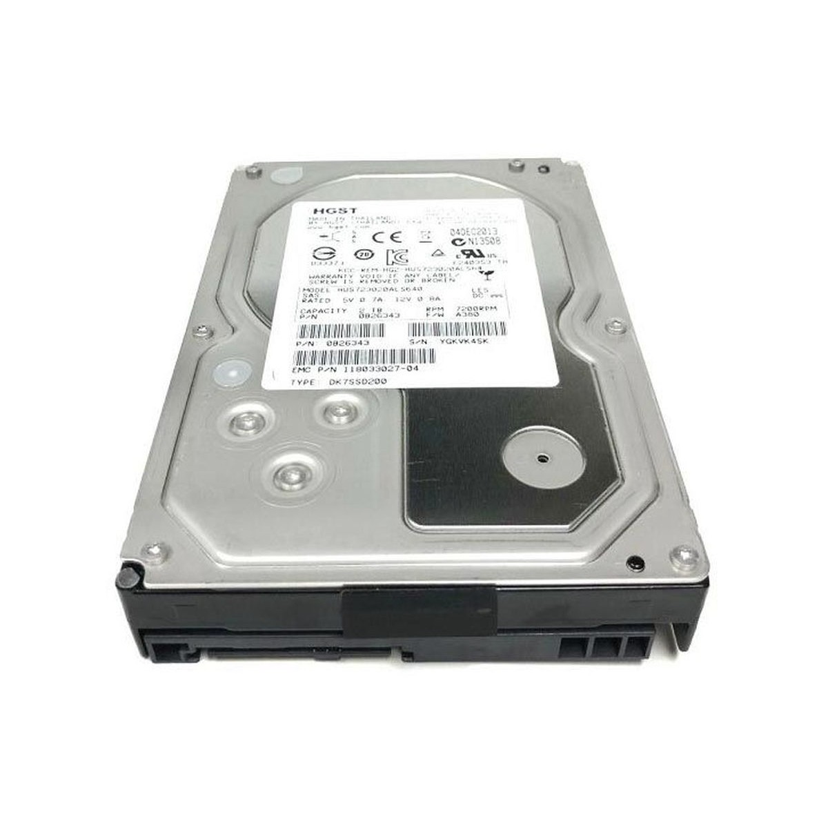 DYSK EMC HGST 2TB SAS 7.2K 6G 3,5 118033027-04 DYSK EMC HGST 2TB SAS 7.2K 6G 3,5 118033027-04