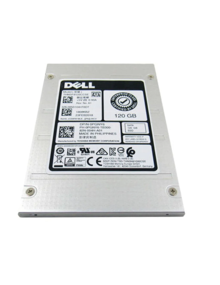 DYSK DELL TOSHIBA 120GB SSD SATA III 6G 2,5 MLC THNSF8120CCSE 0PGNY6