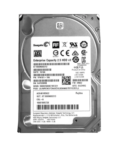 DYSK FUJITSU 1TB SATA ST1000NX0313 7.2K 6G 2,5 A3C40185922