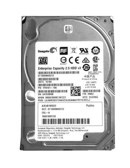 DYSK FUJITSU 1TB SATA ST1000NX0313 7.2K 6G 2,5 A3C40185922