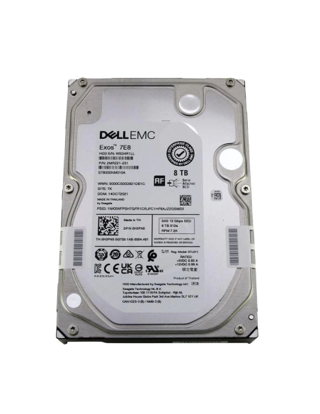 DYSK DELL EMC EXOS 7E8 8TB SAS SED ST8000NM010A 12G 7.2K 512e 3,5 0H3PN0