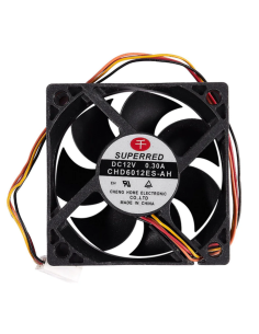 WENTYLATOR SUPERRED DC 12V 0.3A 60MM 4 PIN CHD6012ES-AH