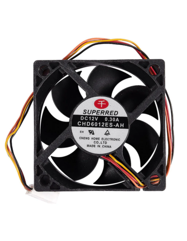 WENTYLATOR SUPERRED DC 12V 0.3A 60MM 4 PIN CHD6012ES-AH
