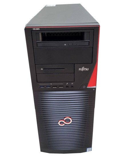 NOWA STACJA GRAFICZNA FUJITSU R970B 6-CORE BRONZE 16GB 2X1TB SSD P2200 W11