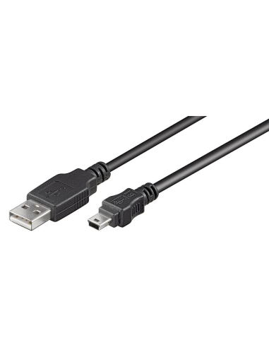 KABEL DIGITUS 1xUSB MINI B NA 1xUSB 2.0 TYP A 1M AK-300108-010-S