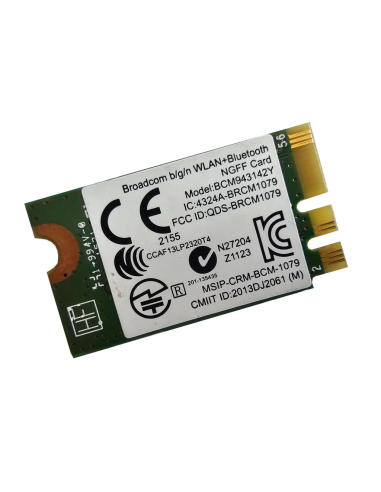 KARTA WiFi BROADCOM BCM943142Y WiFi 5 DUAL BAND 2.4GHz 867Mbps