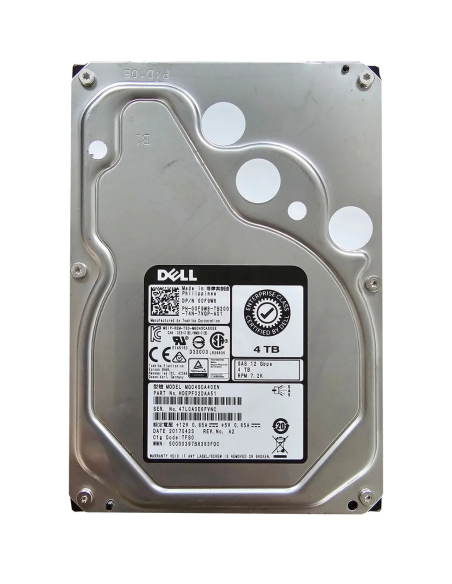 DYSK DELL TOSHIBA 4TB SAS 12G 7.2K 3,5 00F9W8 MG04SCA40EN