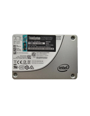 DYSK IBM INTEL 480GB SSD SATA 6G 2,5 01GT759 SSDSC2KB480G7L