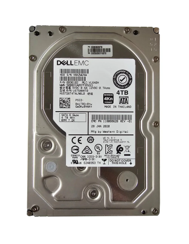 DYSK DELL EMC 4TB SATA 7.2K 6G 4Kn 3,5 0B36102 118000628