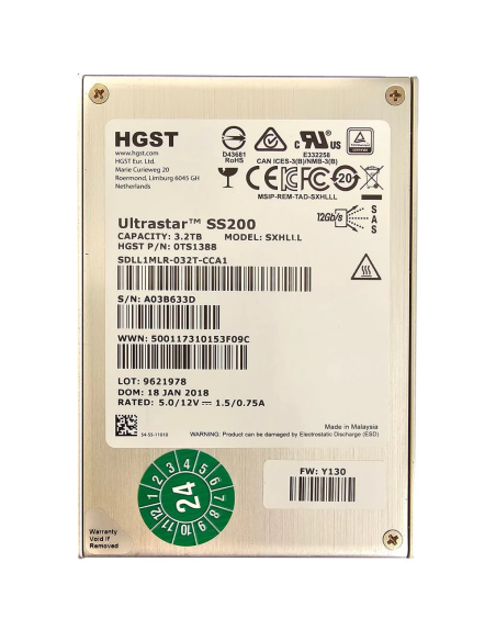 DYSK HGST ULTRASTAR SS200 3.2TB SSD SAS 12G 2,5 0TS1388