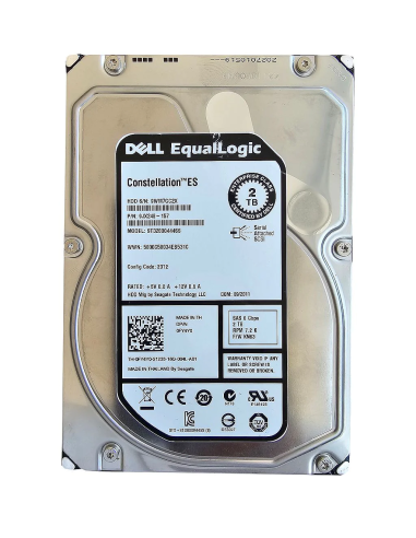 DYSK DELL SEAGATE 2TB SAS 6G 7.2K 3,5 0FY4Y0 ST32000444SS