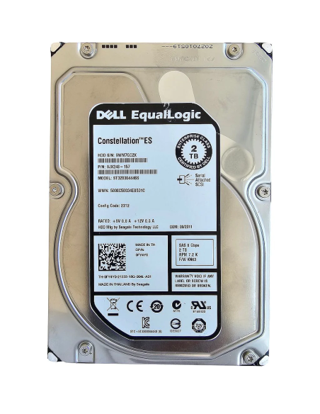 DYSK DELL SEAGATE 2TB SAS 6G 7.2K 3,5 0FY4Y0 ST32000444SS