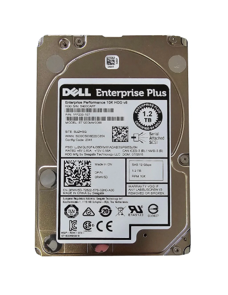 DYSK DELL SEAGATE 1.2TB SAS 10K 12G 2,5 ST1200MM088 0RWV5D