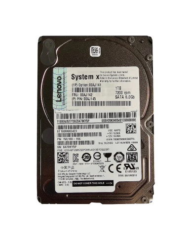 DYSK IBM SEAGATE 1TB SATA 7.2K 6G 2,5 00AJ142 ST1000NX043