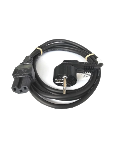 NOWY KABEL ZASILAJACY DO SWITCHA C15 NA SCHUKO Z WYCIĘCIEM 2M